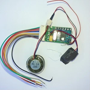 Decoder audio diesel HO DCC/DC con controllo wireless - Foto 1 di 2