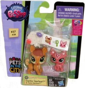 Littlest Pet Shop Pet Pawsabilities Deer Daphne & Fauna Deerheart Pets 37 & 38 - Picture 1 of 1