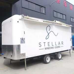 7M Food Trailer Truck, Customizable Full-open Display Stage - Picture 1 of 9