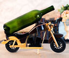 Hand Made Wood Retro Style Flathead Chopper Motorcycle Bike Wine Holder Figurine