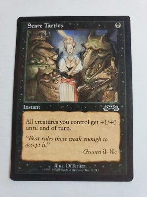MTG Magic The Gathering Card Scare TacticsInstant Black Exodus  - Image 1 of 2