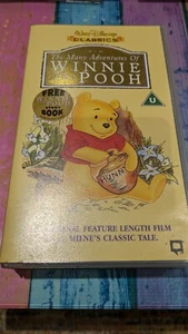 Walt Disney Classics The Many Adventrues of Winnie the Pooh VHS Tape . Mint! - Picture 1 of 3