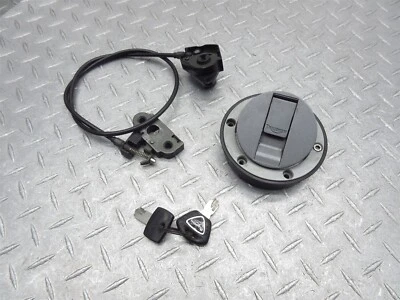 Juego de bloqueo Triumph Tiger 1050 2010 07-12 tapa combustible gasolina asiento cable pestillo llave rota Foto 1 de 4