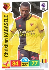 313 CHRISTIAN KABASELE # WATFORD FC PANINI PREMIER LEAGUE 2019 2020 ADRENALYN - Imagen 1 de 1