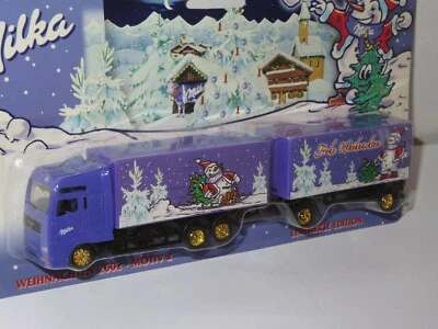 MAN truck "Milka" Weihnachten 2002 - ALBEDO - 1:87 scale - Limited Edition - Immagine 1 di 3