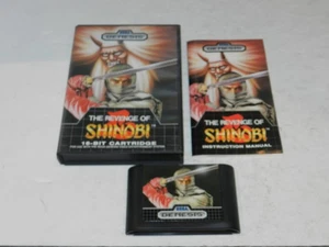 The Revenge of Shinobi Sega Genesis 1989 Game Complete CIB & Manual REV00 1.0 - Picture 1 of 3