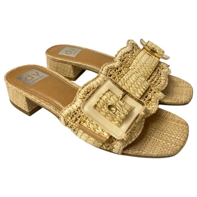 DV by Dolce Vita Women's Raffia Sandal, Natural, Women Size 9  NEW w Tags - Image 1 of 4