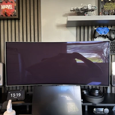 Samsung Odyssey 34" OLED G8 G85SD Ultrawide Curved UWQHD Gaming Monitor 175Hz - Image 1 of 4
