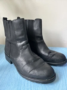 Clarks Orinoco Club Stiefel UK 9 D Damen Schwarz - Bild 1 von 7