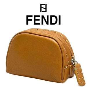Fendi Sellia Mini Pouch Pelle Autentico Usato - Foto 1 di 15