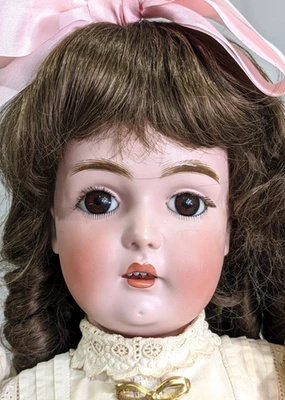 古董 21 英寸 Kestner 德国陶瓷娃娃 – #171 Daisy - 免费送货 — 第 1/4 张图片