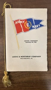 WWII Army Navy E Production Award Program Leed & Northrup Company 1942 Replica - Picture 1 of 7