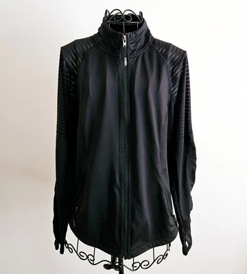 Kyodan Black Long Sleeve Activewear Performance Jacket Full Zip - Women's Medium - Image 1 of 4