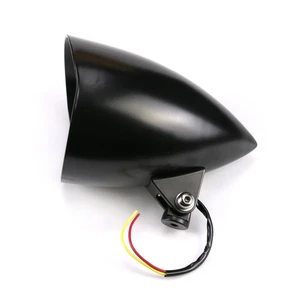 6" Black Motorcycle Headlight Head Lamp Fo Sportster Dyna Softail Chopper Bobber - Picture 1 of 5