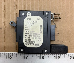 Circuit Breaker, LMLC1-1RLS4-24314-41, AIRPAX, 80 V - Picture 1 of 5