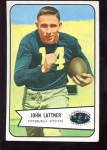 1954 Bowman Football Card #128 John Lattner Rookie Last Card in Set - Picture 1 of 1