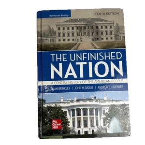 Brinkley, the Unfinished Nation, 10e, 2023 Student Edition by Alan Brinkley... - Picture 1 of 12