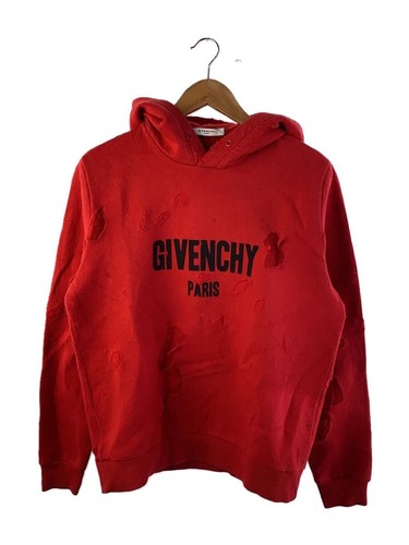 GIVENCHY Felpa con Cappuccio S Cotone ROSSO 17F 7335 653