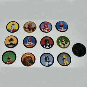 Set Of Vintage Power Rangers Pogs & 1994 Mcdonalds Saban Power Disk Slammer 1021 - Picture 1 of 3