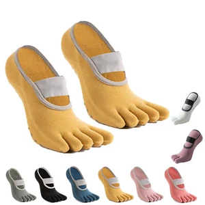 Five Toes Non-Slip Yoga Socks & Straps,Ideal for Pilates，Fitness，Movement socks - Picture 1 of 88