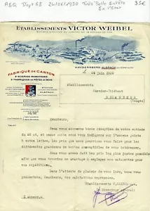 Dépt 68 - Kaysersberg Alspach - Belle Entête d'une Fabrique de Carton 24/06/1930 - Picture 1 of 1
