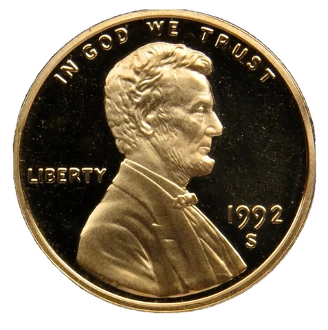 1992-S Deep Cameo Proof Lincoln Memorial Cent Best Value On eBay Free S&H 2996 Cover