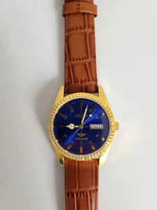 RARE Pristine Vintage Citizen Eagle 7 Men's Automatic Leather Watch - Picture 1 of 4