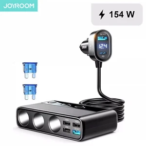 Zigarettenanzünder Ladegerät für Auto Ladeadapter für iPhone, Samsung Joyroom - Bild 1 von 10