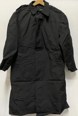 GI 黑色全天候外套军队风衣,带可拆卸衬里,尺寸 36S — 第 1/4 张图片