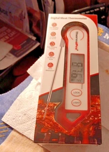 ThermoPro Instant Read Digital Meat Cooking Thermometer Waterproof 2023 NIB - Picture 1 of 2