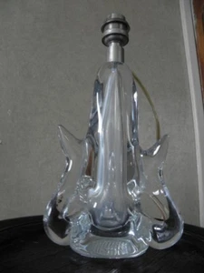 Lampe Kristall Glas Art Deco Vintage MID CENTURY Licht Retro altes Design - Bild 1 von 9