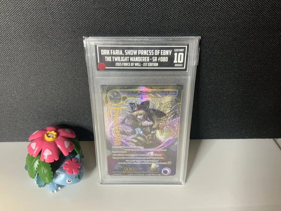 TCCG 10 PSA 10 (eq) Dark Faria, Shadow Princess of Ebony GEM MINT 1st Edition - Image 1 of 1
