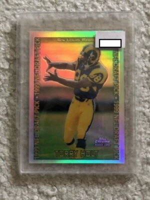 Torry Holt 1999 Topps Chrome RC Refractor. St. Louis Rams. One of best Receivers - Image 1 of 2