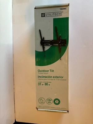 Nuevo Utilitech Exterior Inclinable Tv Montaje en Pared 37 In-90 In 12 Inclinación Ajustable 175 Lb  Foto 1 de 4