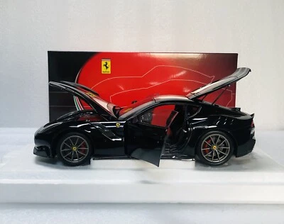1/18 BBR Ferrari F12 TDF New Black Daytona 508 Diecast Full Open Verizon Limited - Image 1 of 4