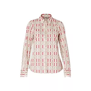 CAMISA MARELLA RISTORO ESTAMPADA CADENA ROJA 31111121 001Talla EU 40/ UK 14 - Imagen 1 de 18