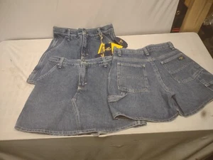3 Pr Vintage OshKosh B’Gosh Jean Skirts Girls Size 12 USA 80s 90s Denim Western - Picture 1 of 3
