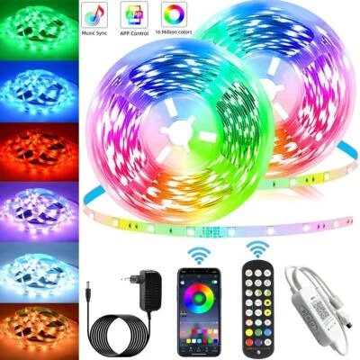 7m-30m LED Band Streifen RGB Stripe Licht-Leiste 5050 SMD Leuchte Lichterkette  - Bild 1 von 4