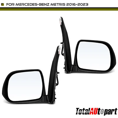 Black Power Heater Mirror for Mercedes-Benz Metris 2016-2023 Driver & Passenger - Image 1 of 4