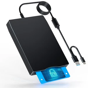 Diskettenlaufwerk Externes Diskettenlaufwerk 1,44Mb USB Für 3.5 Zoll Disketten - Bild 1 von 6