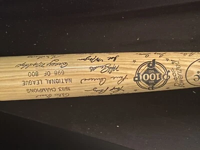 1983 Philadelphia Phillies National League Champs Team Signed Facsimile 698/800 - Image 1 of 4