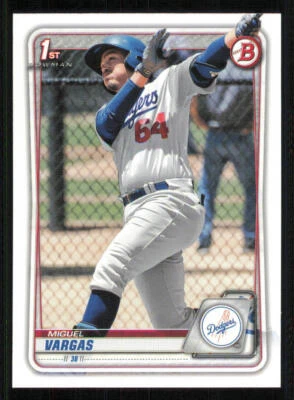 2020 Bowman Prospects #BP131 Miguel Vargas - Image 1 of 2