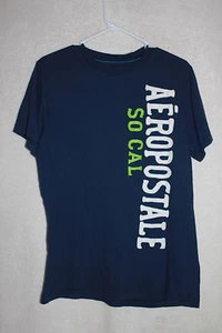Camiseta gráfica para mujer Aeropostale SO CAL mediana azul oscuro - Imagen 1 de 4