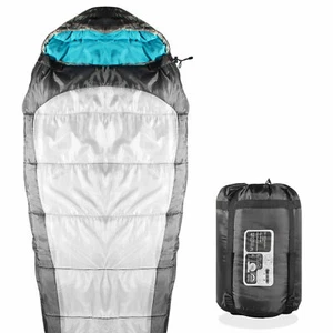 Sleeping Bag For Hiking Camping & Outdoor Activities Compression Bag Included Mu - Picture 1 of 6