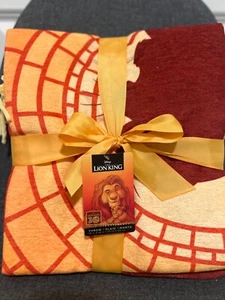 Disney Parks Lion King 30th Anniversary  Throw Plaid /Manta Blanket New With Tag - Picture 1 of 11