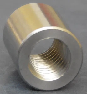 Verbindungsmutter M8 x 15 mm Ø 12mm Edelstahl 304 rund Mutter Gewindehülse Muffe - Bild 1 von 7