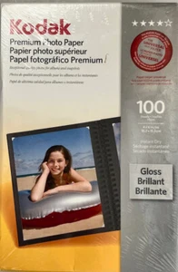 Kodak Premium Photo Paper 4" x 6" Glossy 100 sheets - New, Sealed - Photo 1/6