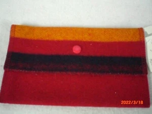  Tanz Regalia Tasche, rot 3 Band Breitstoff Beutel, 4 3/4" x 8" - Bild 1 von 2