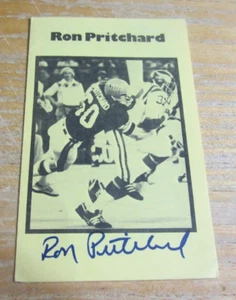 Ron Pritchard Autographed 5.5X10.5 Religious Tract NFL Football Bengals CHOF - Picture 1 of 4
