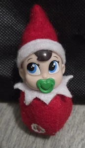 WEIHNACHTEN Elfe im Regal Frost Pip Mini Blüte Junge blaue Augen  - Bild 1 von 2